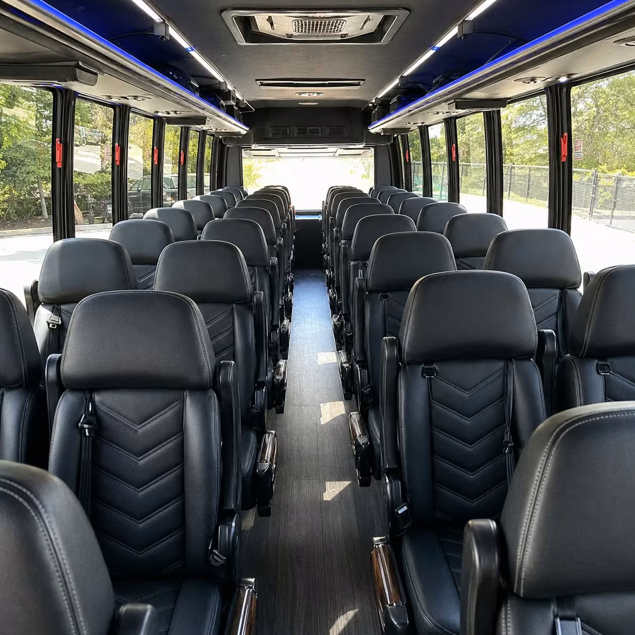 25 passenger minibus inside