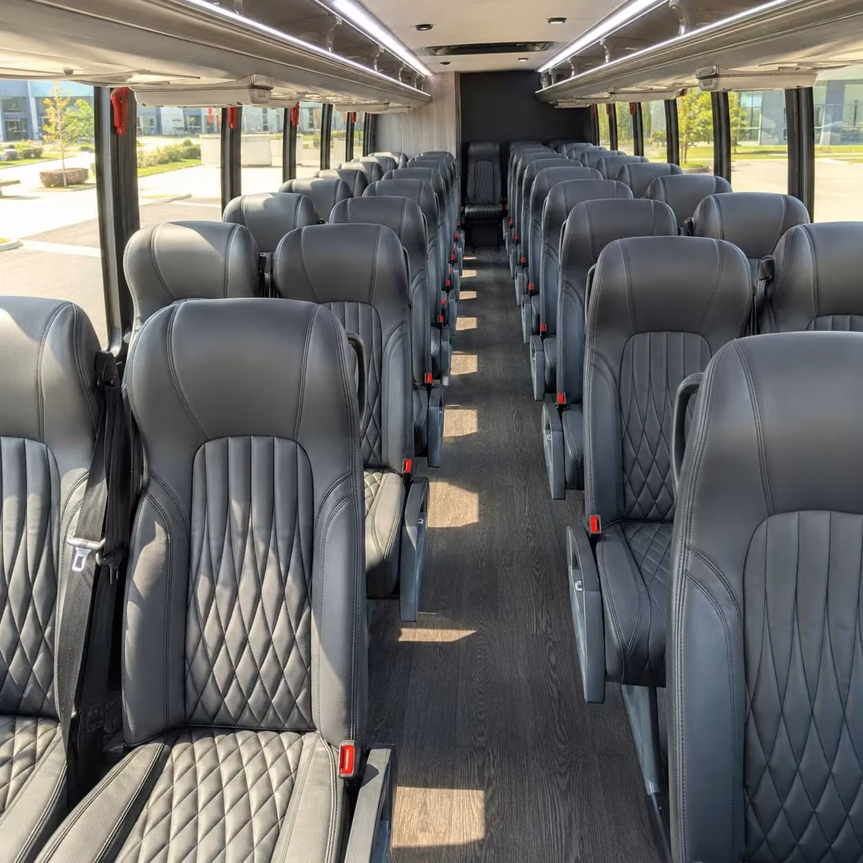 25 passenger minibus interior