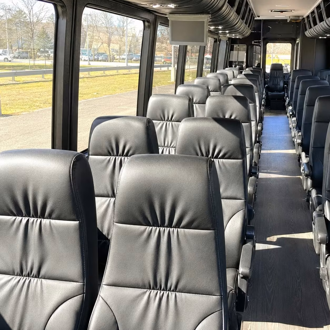 30 passenger minibus inside